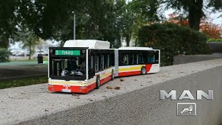 LEGO Technic MAN lions city Articulated bus [upl. by Byron677]