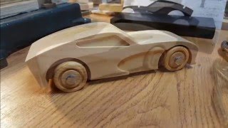 Wood Muscle Car Build  An Easy CNC Project [upl. by Ful]