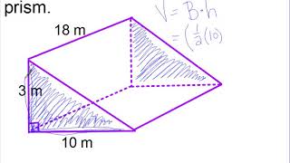 Triangular prism volume [upl. by Car]