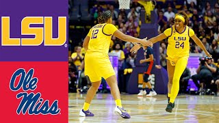 LSU vs Ole Miss Full Game Womens College Basketball 2025 [upl. by Rayford]