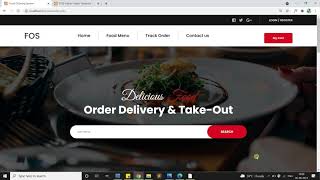 Food Ordering System Using PHP and MySQL New Version Updated at 22 Dec 2023  PHPGurukul [upl. by Emina371]