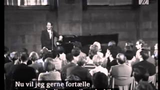 Tom Lehrer Full Copenhagen Performance [upl. by Teddi]