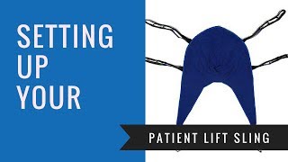 How To SetUp A Hoyer Lift Sling [upl. by Hegarty180]