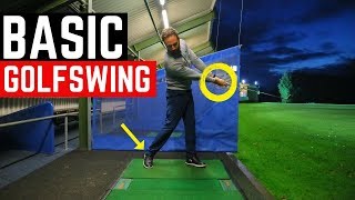 THE MOST BASIC GOLF SWING IN SLOW MOTION [upl. by Euginimod]