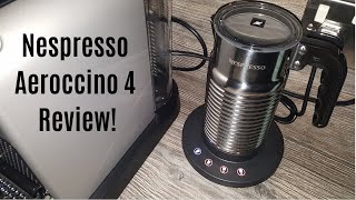 Nespresso Aeroccino 4 Milk Frother Review  Worth upgrading from the Aeroccino 3 [upl. by Rebbecca]