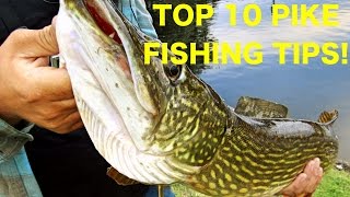 10 Tips to help you catch more pike on lures Pike fishing tips and techniques [upl. by Atthia]