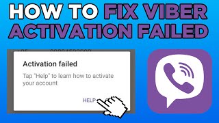 How To Fix Viber Activation Failed 2025 [upl. by Donn500]