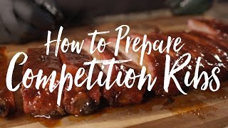 Competition Rib Recipe St Louis Spare Ribs [upl. by Odlanor]