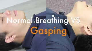 Sudden Cardiac Arrest SCA and Agonal Breathing Gasping [upl. by Aynosal]