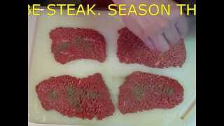 HOW TO COOK CUBE STEAKS EZ MEAL [upl. by Leuams547]