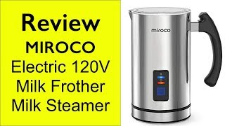 Review Miroco Milk Frother  How to make froth milk at home [upl. by Milissa]