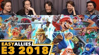 Super Smash Bros Ultimate  Easy Allies Reactions  E3 2018 [upl. by Rolat]