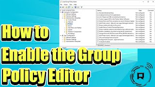 How to Enable the Group Policy Editor gpeditmsc in Windows 10 amp 11 [upl. by Rugen576]