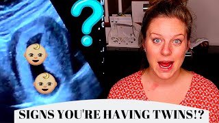 SIGNS YOURE HAVING TWINS  HIDDEN TWIN ULTRASOUND [upl. by Giorgia531]