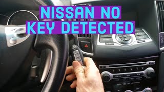 2009 Nissan Altima Wont Start NO KEY DETECTED [upl. by Kwang]