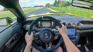 2021 Ford Mustang GT500  POV Test Drive Binaural Audio [upl. by Lebezej391]