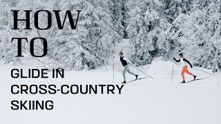 How To Glide In CrossCountry Skiing  Salomon HowTo [upl. by Assirrak]