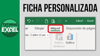 Crear una FICHA PERSONALIZADA en Excel [upl. by Adidnere]