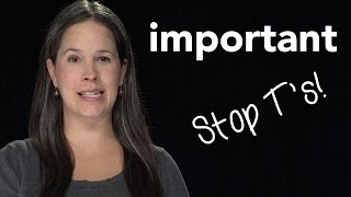 How to Pronounce IMPORTANT  American English [upl. by Meenen]