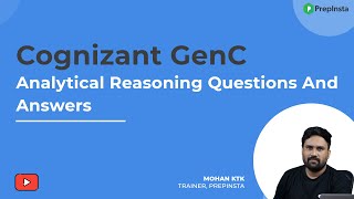 Cognizant GenC Analytical Reasoning Questions and Answers [upl. by Etnovaj]