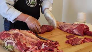 How to Butcher Beef 116A Boneless Chuck Roll [upl. by Saideman]