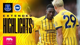 EXTENDED HIGHLIGHTS  Everton v Brighton  Premier League [upl. by Codel]