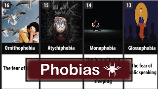 Top 100 Phobias That You Have at Least 3 of Them [upl. by Aeneas]