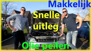 Hoe moet ik de motorolie bijvullen [upl. by Eelame409]