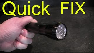 how to change flashlight battery [upl. by Senecal]