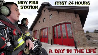 First 24 Hours in a New Fire Station  A Day in the Life [upl. by Kahaleel305]