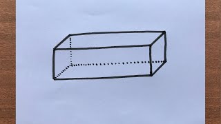 How to Draw Rectangular Prism [upl. by Nobile]