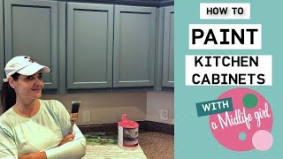 How to Paint Kitchen Cabinets with a DIY Hack to Save Time and Money [upl. by Bilbe881]