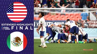 USA vs Mexico Extended Highlights  Concacaf Nations League Final  CBS Sports Golazo [upl. by Ricarda]