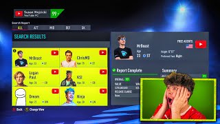 YouTubers in FIFA 22 😱 KSI Dream MrBeast [upl. by Onirefes441]