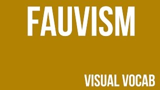 Fauvism defined  From GoodbyeArt Academy [upl. by Noloc]