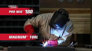 PRO MIG® 180 Welder Lincoln Electric [upl. by Norabel]