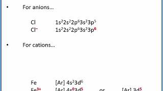 CHEMISTRY 101 Electron configurations for ions [upl. by Jenda620]