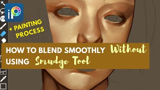 How To Blend Flawlessly WITHOUT Using SMUDGE TOOL  Ibispaint X Tutorial  Process  Art Tips [upl. by Niad]