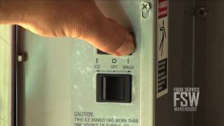 IceOMatic Commercial Ice Machine Basic Cleaning Video PART 1 [upl. by Inalej]