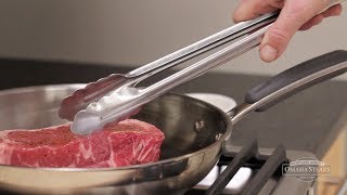 How to Pan Sear a Steak [upl. by Rostand209]