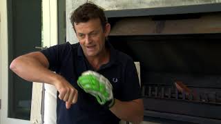 Quick Singles  Adam Gilchrist and the squash ball in the glove [upl. by Hanej]