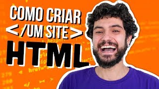 Como Criar um Site HTML Passo a Passo Fácil [upl. by Sinnylg341]