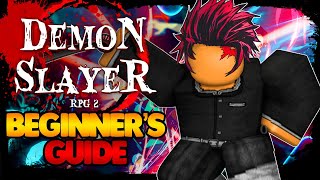 Beginners Guide in Demon Slayer RPG 2  Everything You Need to Know [upl. by Sibie]