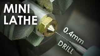 Mini Lathe Project 3D Printer Nozzle [upl. by Alyehc]