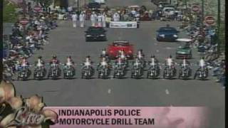 The Indianapolis Metropolitan Police Motorcycle Drill Team performs [upl. by Strohben]