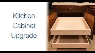 DIY Kitchen Cabinet Upgrade with Full Extension Pull Out Drawers [upl. by Fanny2]