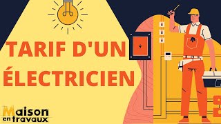 Tarif dun électricien  prix des travaux délectricité [upl. by Alleras]