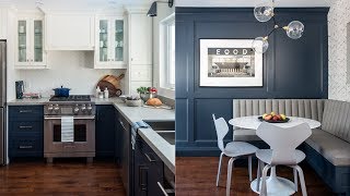 Room Tour Bright amp Blue Kitchen Makeover [upl. by Dulcia]