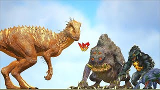 Ark Survival  SCORCHED INDOMINUS REX vs PYRIA MYTHOS DINOS and more Ep300 [upl. by Meirrak]