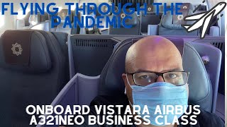 Vistara Business Class on board the Airbus A321neo aircraft [upl. by Devin]